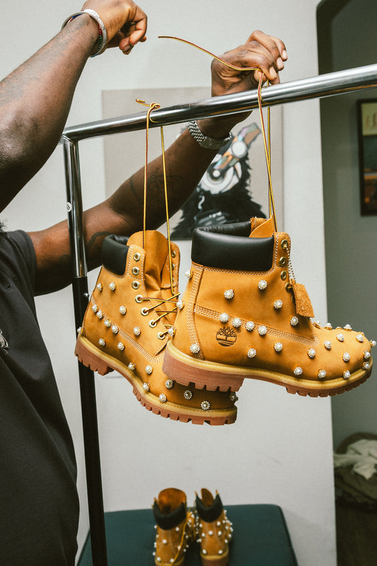 Timberland x Swarovski Custom Boots