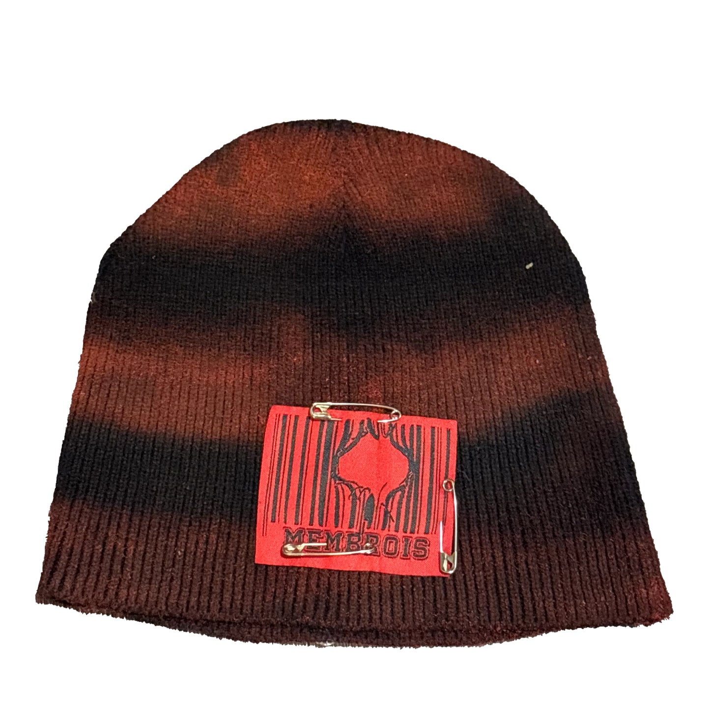 Black & Red Ombre Swarovski® Beanie
