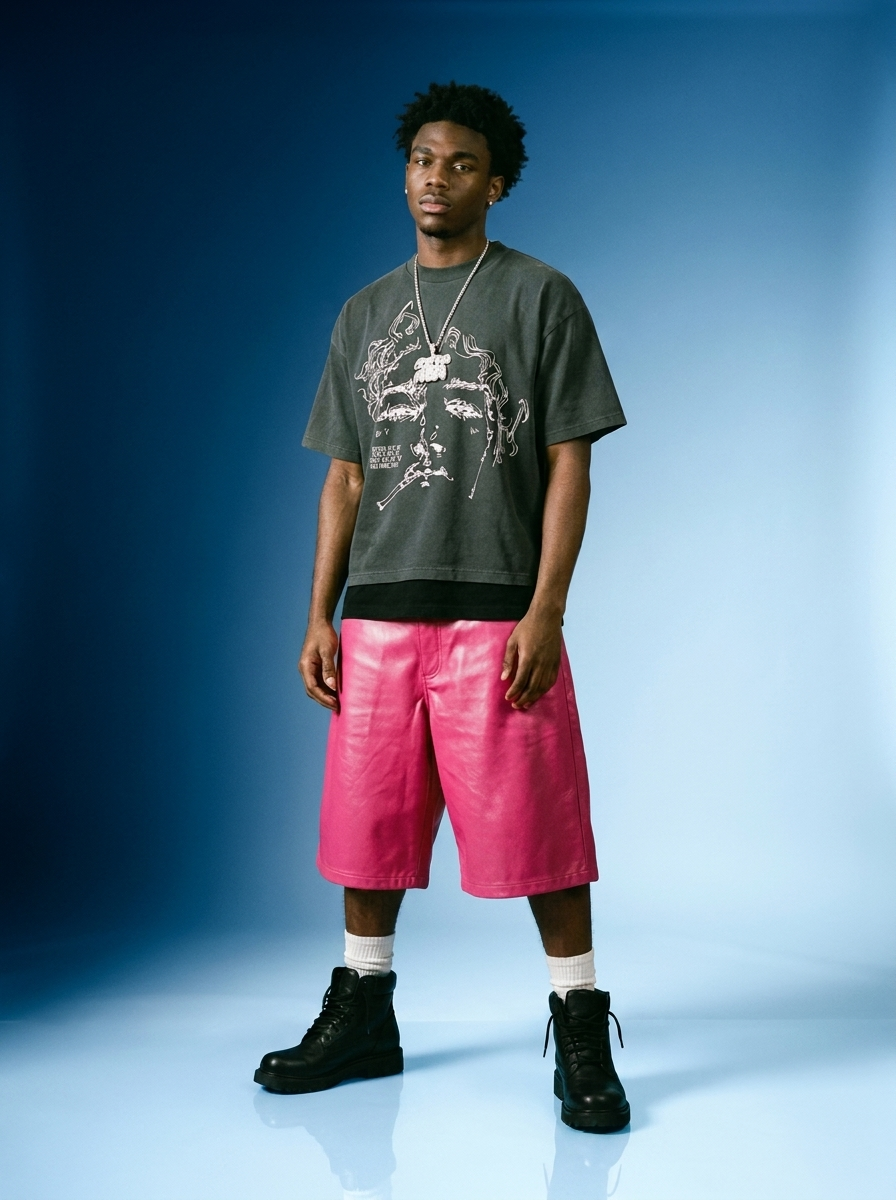 every act of creation" oversized graphic tee