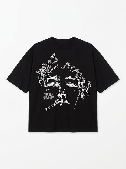 Every Act of Creation" Oversized Graphic Tee