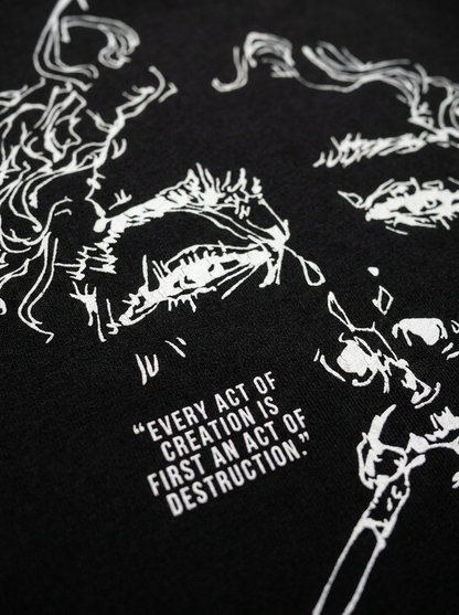 Every Act of Creation" Oversized Graphic Tee